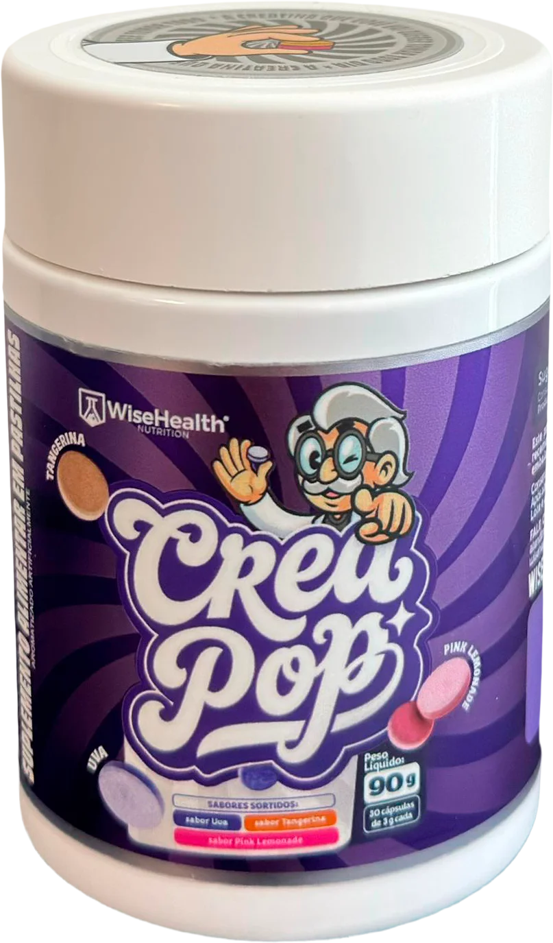 Mini pote CreaPop sabor Uva